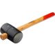 SPARTA 1130g 89mm gumikalapács fekete