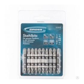 GROSS PH2x45mm 10db professional bitkészlet kétvégű