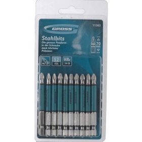 GROSS PH2x70mm 10db professional bitkészlet