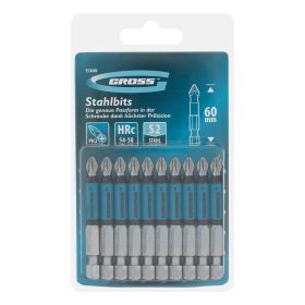 GROSS PH2x60mm 10db professional bitkészlet