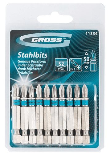 GROSS PH1x50mm 10db professional bitkészlet