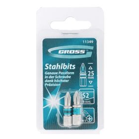GROSS PH1x25mm 2db professional bit S2 acél