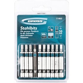 GROSS HEX4x50mm 10db professional bit S2 acél