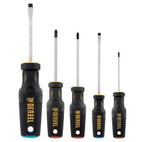   DENZEL 5db PH+SL S2 mágneses csavarhúzó készlet olajálló ergonómikus nyéllel