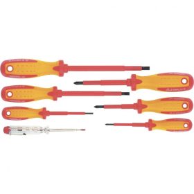   MTX 7db-os mágneses 1000V szigetelt csavarhúzó szett testerrel PH/ SL Professional