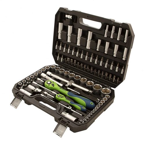 MTX 94 részes 1/2”,1/4” racsnis szerszámkészlet,CrV, kofferben