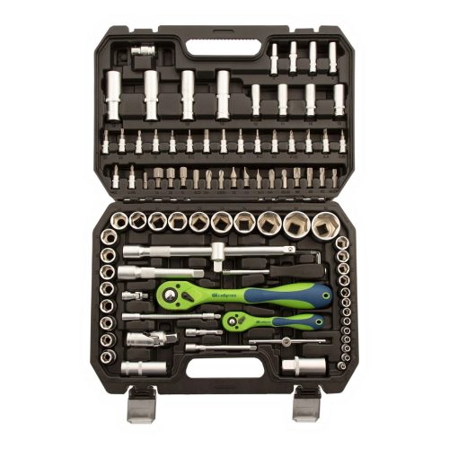 MTX 94 részes 1/2”,1/4” racsnis szerszámkészlet,CrV, kofferben