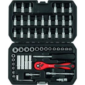 MTX 56 részes szerszám készlet 1/4CrV kofferben