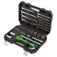 MTX 32 részes 1/2” racsnis szerszámkészlet, CrV, műanyag kofferben