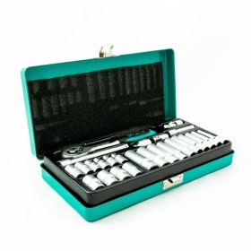   STELS 1/2- 1/4 68 részes Professional dugókulcs szett 72 fogas racsni