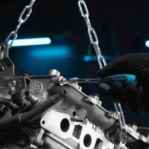 GROSS 42 részes 1/4" racsnis szerszámkészlet, 120 fogas mechanizmus, CrV, kofferben