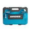 GROSS 82 részes 1/4"-1/2" racsnis szerszámkészlet, 120 fogas mechanizmus, CrV, kofferben