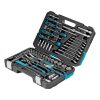 GROSS 120 részes 1/4"-1/2" racsnis szerszámkészlet, 120 fogas mechanizmus, CrV, kofferben