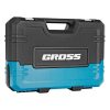 GROSS 120 részes 1/4"-1/2" racsnis szerszámkészlet, 120 fogas mechanizmus, CrV, kofferben
