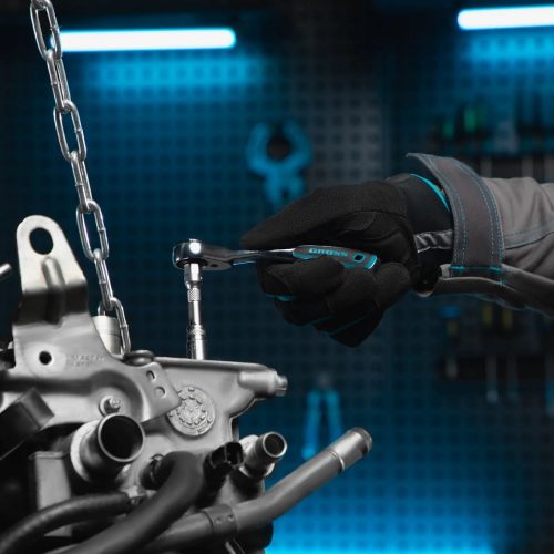 GROSS 120 részes 1/4"-1/2" racsnis szerszámkészlet, 120 fogas mechanizmus, CrV, kofferben