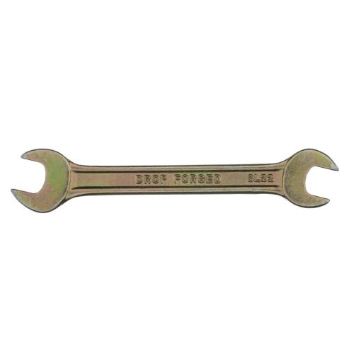 SIBRTEH 10x11mm kettős villás csavarkulcs sárga