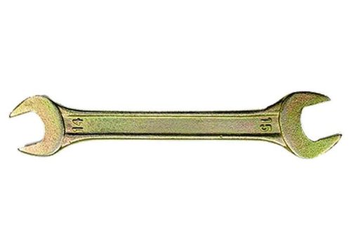 SIBRTEH 17x19mm kettős villás csavarkulcs sárga