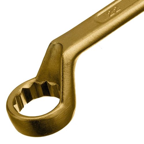 SIBRTEH 20x22mm csillagkulcs hajlított végű sárga