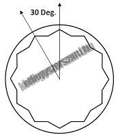 MTX 11mm professional racsnis csillag- villáskulcs CrV BiHEXagonal
