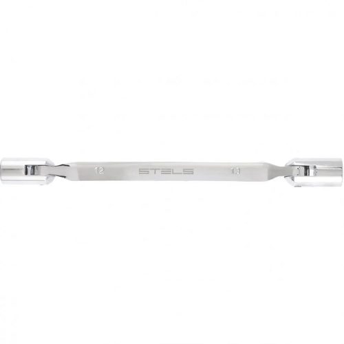 STELS 12x13mm csuklós csőkulcs, Bi-HEX elfordítható csavarkulcs, CrV PROFESSIONAL