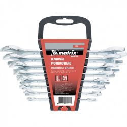MTX 6-32mm kettős villás csavarkulcs szett/12db elliptikus,csiszolt CrV