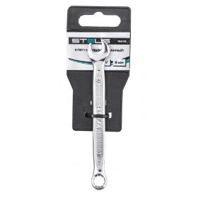   STELS 14mm csillag- villáskulcs, Bi-HEX, CrV, csúszásgátló bordázat PROFESSIONAL