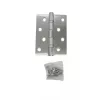 IMPORT 60X40X2 mm 2db zsanér szett csavarral INOX