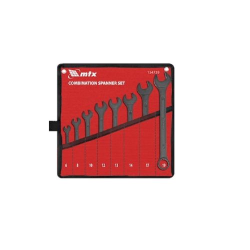 PALISAD 6-19mm 8db foszfátozott kombinált csillagvillás kulcs szett tartóban