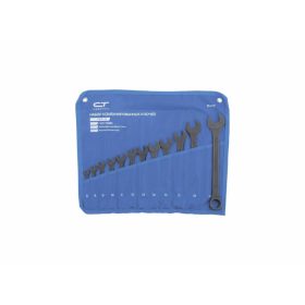   SIBRTEH 6-22mm kombinált csillag-villás csavarkulcs készlet/12db CrV, fekete foszfát