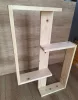 Hazai dekoratív asszimetrikus fenyőfa polc 80X50X10cm