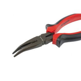   MTX 180mm Black Nickel kúpos hajlított hosszú csőrű fogó