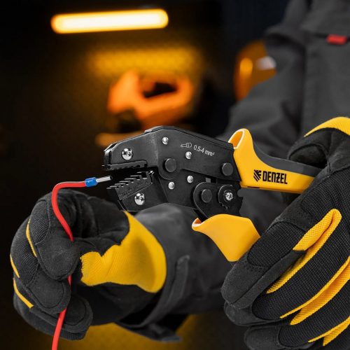 DENZEL 6-16mm² érvéghüvely szorító, krimpelőfogó NShV, NShVI, NShVI-3