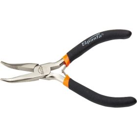 SPARTA 130mm Mini kúpos hosszú csőrű fogó hajlított