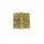 IMPORT 100X100X3mm 2db zsanér szett csapágyazott, réz, csavarral