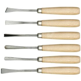 Vorel 6 db-os fa szobrászvéső szett