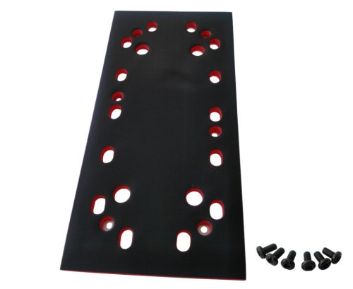 Bosch 115x230mm tépőzáras cseretalp csavarszettel, PSS 280, PSS 300 AE rezgőcsiszolókhoz