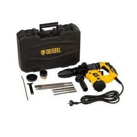   DENZEL 1250W, 5J,fúrókalapácsszett, SDS-plus, 3 üzemmód, RHV-1250-30