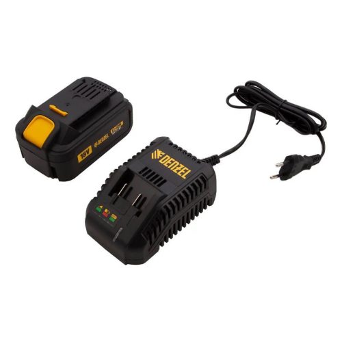 DENZEL 18V 3.0Ah 125mm akkus sarokcsiszoló szett brushless BLG-IG-18-2