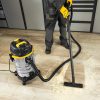 DENZEL 1400W 30L építőipari száraz- nedves porszívó szett, kisgép csatlakozás, szűrőtisztító funkció, leeresztő csap, RVC30-3-5, 3 év garancia