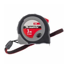 MTX 3mx16mm mérőszalag folyamatos rögzítés gumírozott