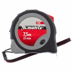 MTX 7,5mx25mm mérőszalag folyamatos rögzítés gumírozott