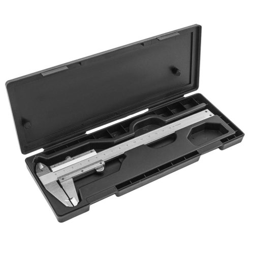 MTX Tolómérő, 300 mm, 0,02 mm-es beosztás, fém, mélységmérővel