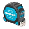 GROSS 3 mx19 mm mérőszalag Experte, kétkomponensű burkolat, mágnes, kétoldalas Professional
