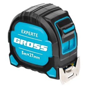   GROSS 5 m x 27 mm mérőszalag Experte, kétkomponensű burkolat, mágnes, kétoldalas Professional