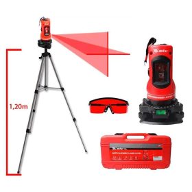   MTX Önbeállós lézeres szintező 150mm állvánnyal, kofferben