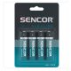 SENCOR 4db AA/ceruza tartós alkáli elem 1,5 V SBA LR6 4BP AA ALK