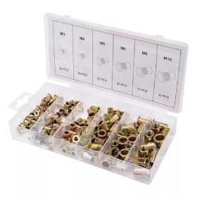 YATO acél szegecsanya készlet 150 részes YT-36481