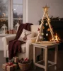 Hazai dekoratív fenyőfa csillaggal 83X46X10 cm 