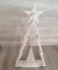 Hazai dekoratív fenyőfa csillaggal 83X46X10 cm 