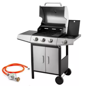   Fieldmann Inox gáz grillsütő 3+1 égőfej integrált gyújtás FZG 3010